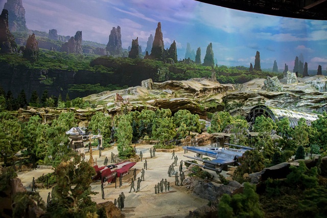 Disney One of the entrances where the Resistance ships will be on display.